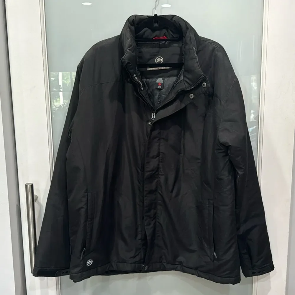 Stormtech US Performance Men’s Black Windbreaker Winter Coat Zip Up Jacket Sz XL